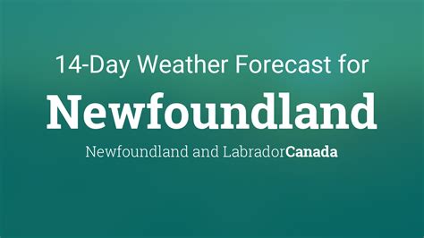 14 day weather forecast newfoundland.